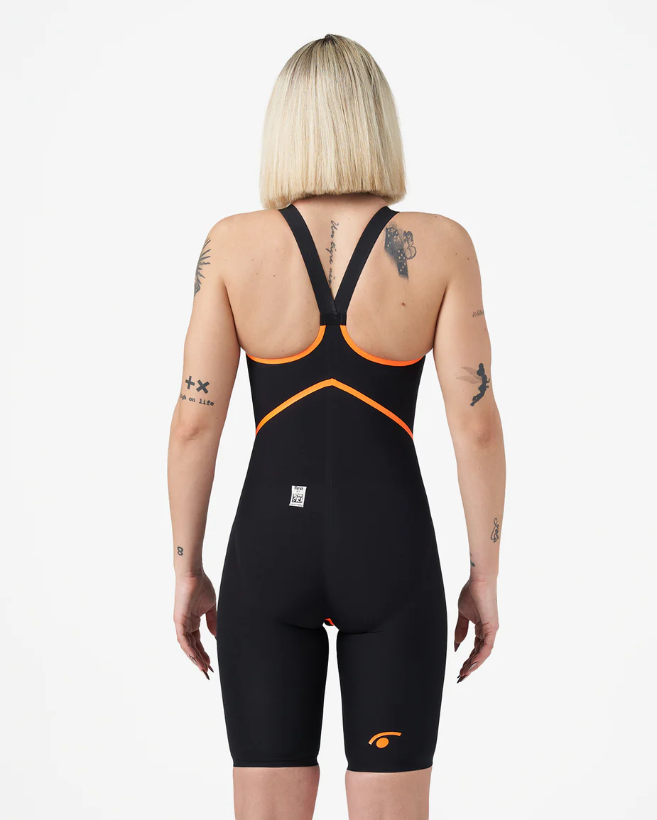 COSTUME DA GARA CHIUSO JKRONO - BLACK/ORANGE - PROMOZIONE 30% - RISPARMI € 128,60 - immagine 5