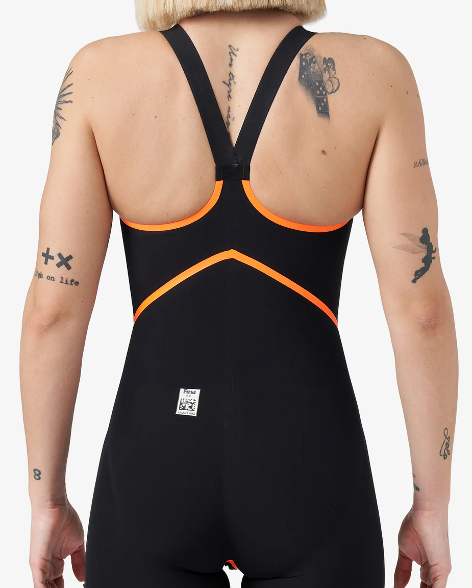 COSTUME DA GARA CHIUSO JKRONO - BLACK/ORANGE - PROMOZIONE 30% - RISPARMI € 128,60 - immagine 6