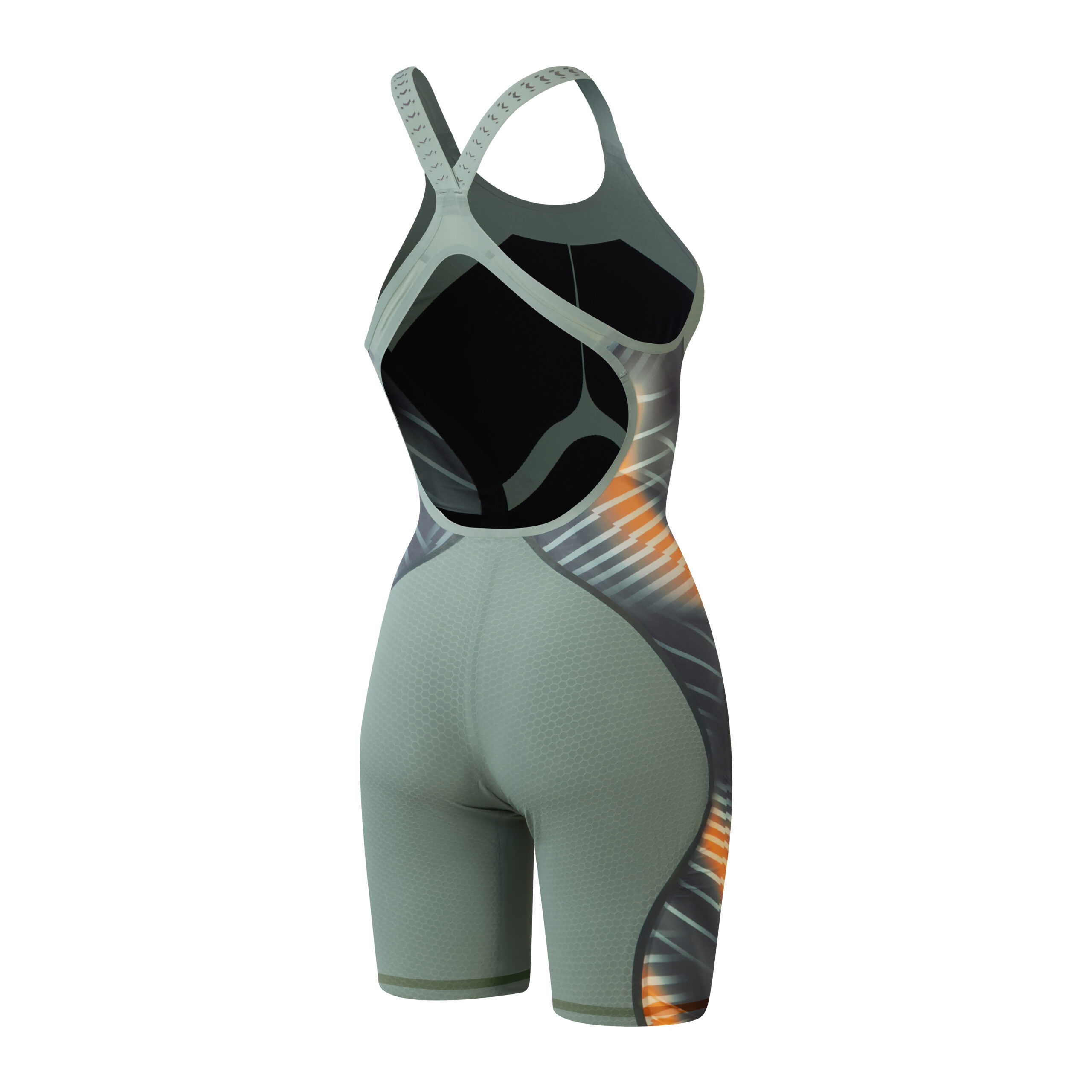 SPEEDO FASTSKIN LZR PURE INTENT 2.0 APERTO DIETRO - GREEN/ORANGE - PROMOZIONE 20% RISPARMI € 103,00 - immagine 5