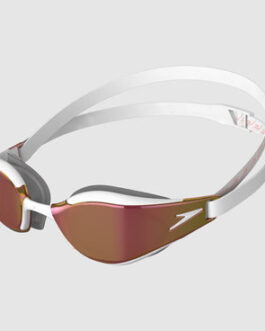 SPEEDO – Occhialino Fastskin Hyper Elite Mirror – BIANCO/GRIGIO/ORO – PROMOZIONE 20% RISPARMI € 13,00