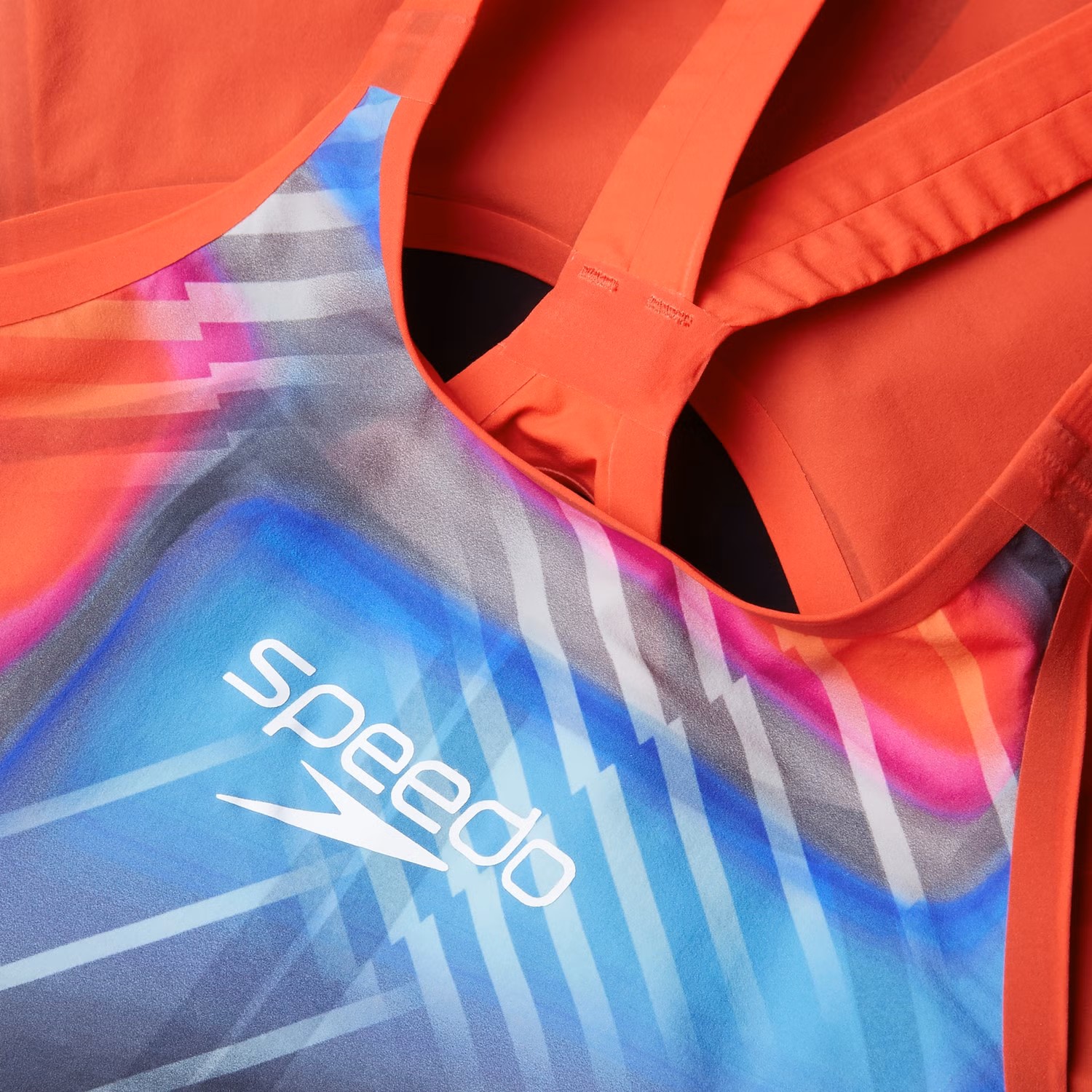 SPEEDO FASTSKIN LZR PURE VALOR 2.0 CON SCHIENA APERTA - BLU/ROSSO - PROMOZIONE 20% RISPARMI € 86,00 - immagine 4