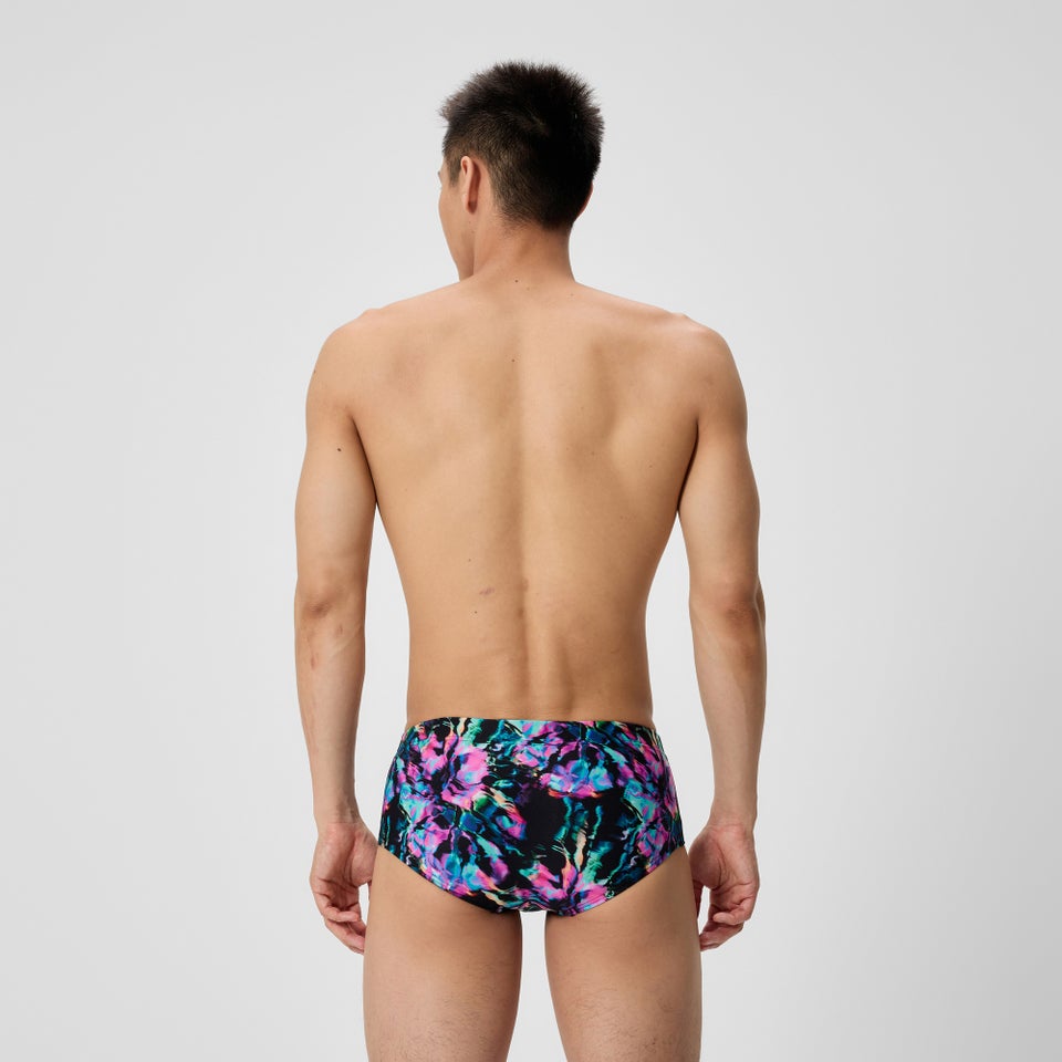 SPEEDO - SLIP DA ALLENAMENTO - 13,5 cm STAMPATO - ROSA/NERO - NEW COLOR - immagine 3