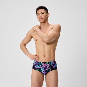 SPEEDO - SLIP DA ALLENAMENTO - 13,5 cm STAMPATO - ROSA/NERO - NEW COLOR