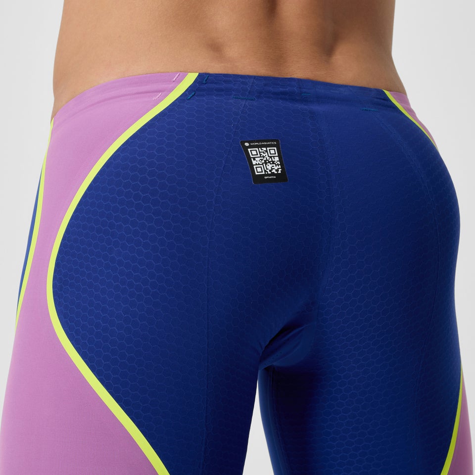 SPEEDO Fastskin LZR Pure Intent 2.0 - BLU NAVY/VIOLA - NEW COLOR - immagine 2