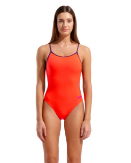 ARENA COSTUME INTERO DONNA TEAM LACE – BRIGHT CORLA/PLUM – NEW COLOR