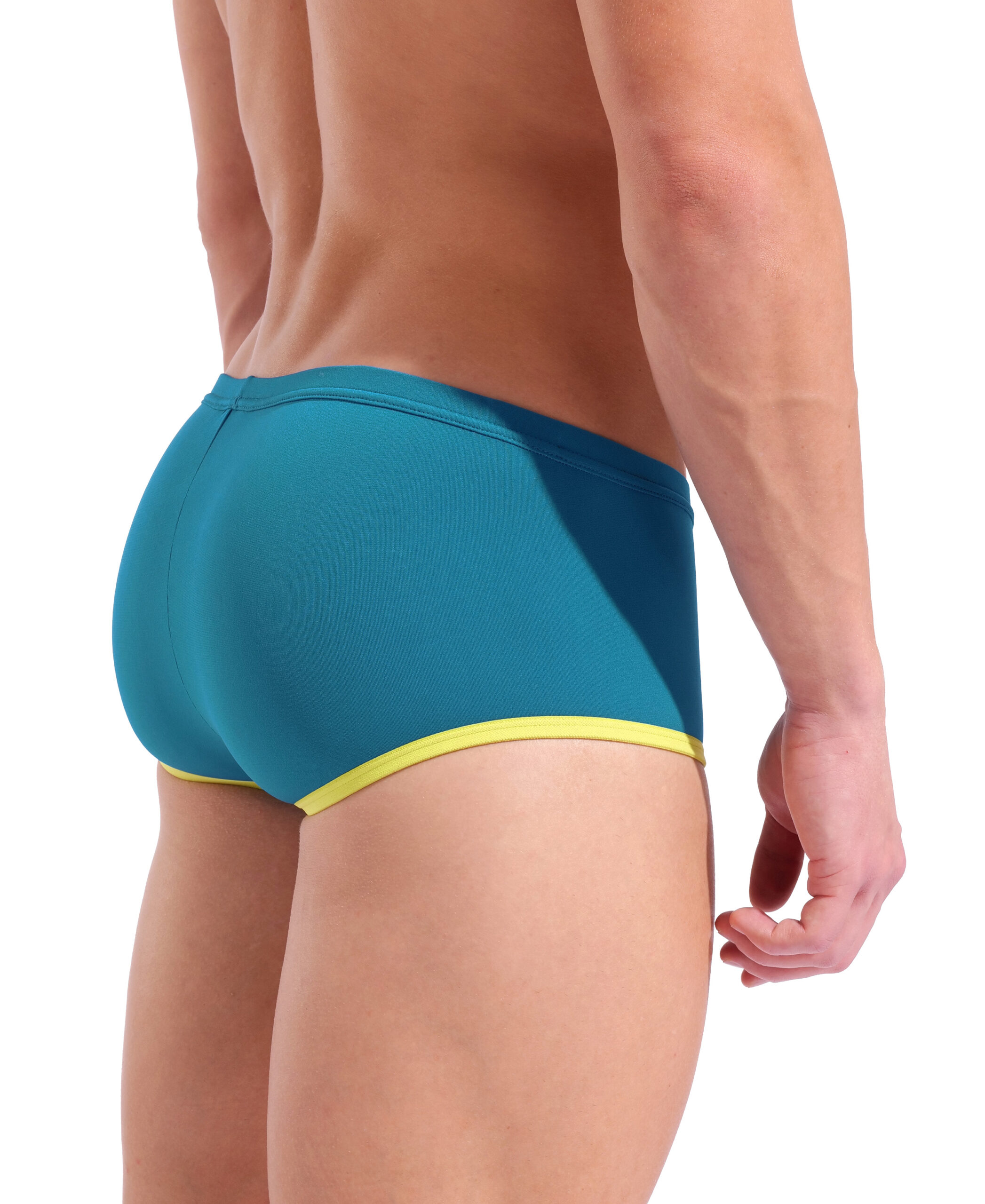 SHORT A VITA BASSA ARENA ONE BIGLOGO - BLUE COSMO/SOFT GREEN - NEW COLOR - immagine 5