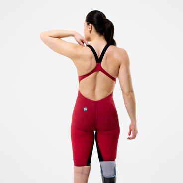SPEEDO FASTSKIN LZR PURE VALOR 2.0 CON SCHIENA APERTA - ROSSO/NERO - NOVITA' NEW COLOR - immagine 4