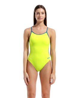 ARENA COSTUME INTERO DONNA TEAM LACE – ARTIC LIME/BLUE COSMO – NEW COLOR
