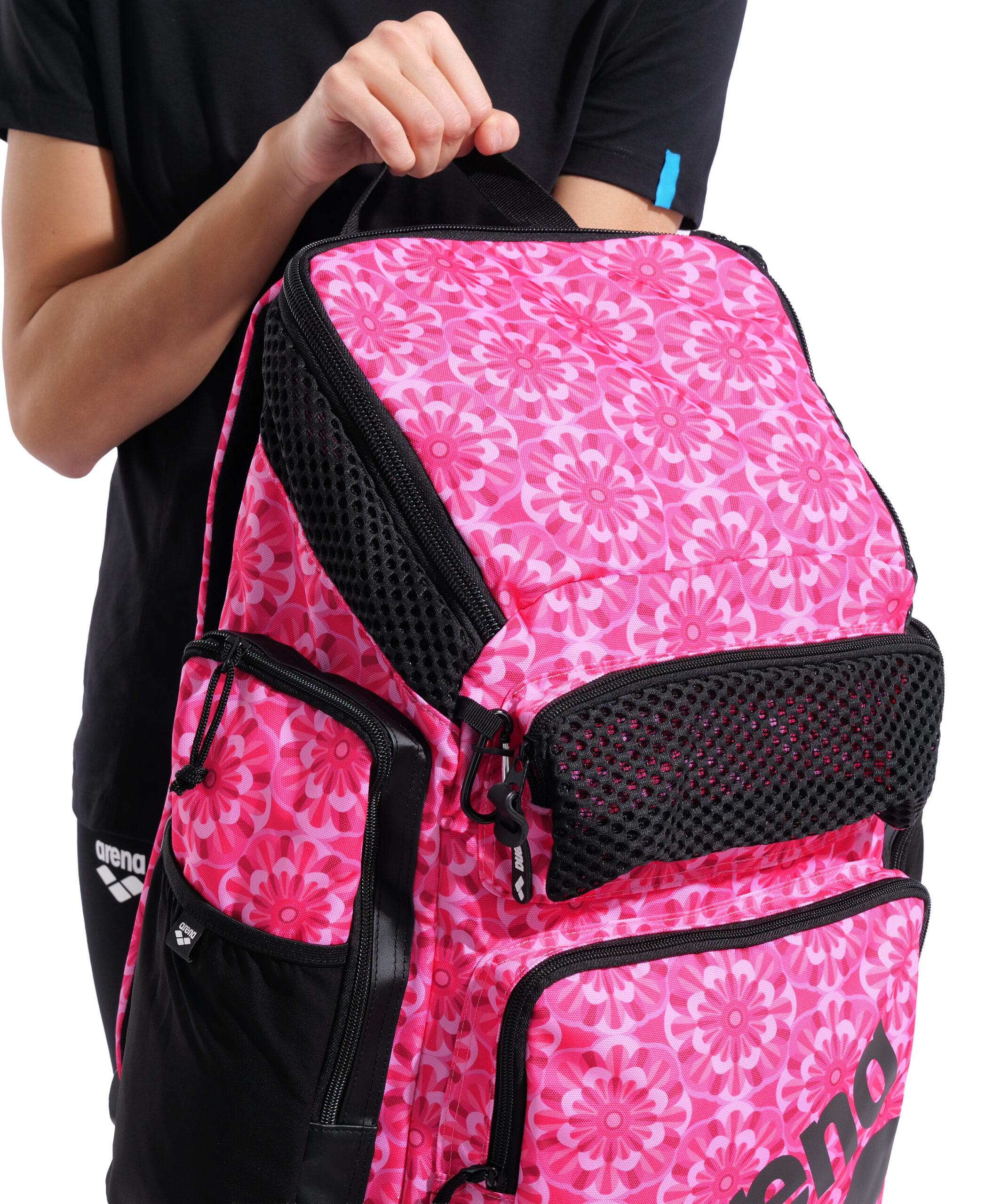 ARENA ONE GO BACKPACK 45L STAMPATO - FLORAL PINK - NOVITA' - EDIZIONE LIMITATA - PROMOZIONE 15% RISPARMI € 12,00 - immagine 2